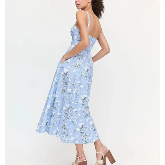 Hill House The Margot Sky Bluebonnet - Picture 3 of 6